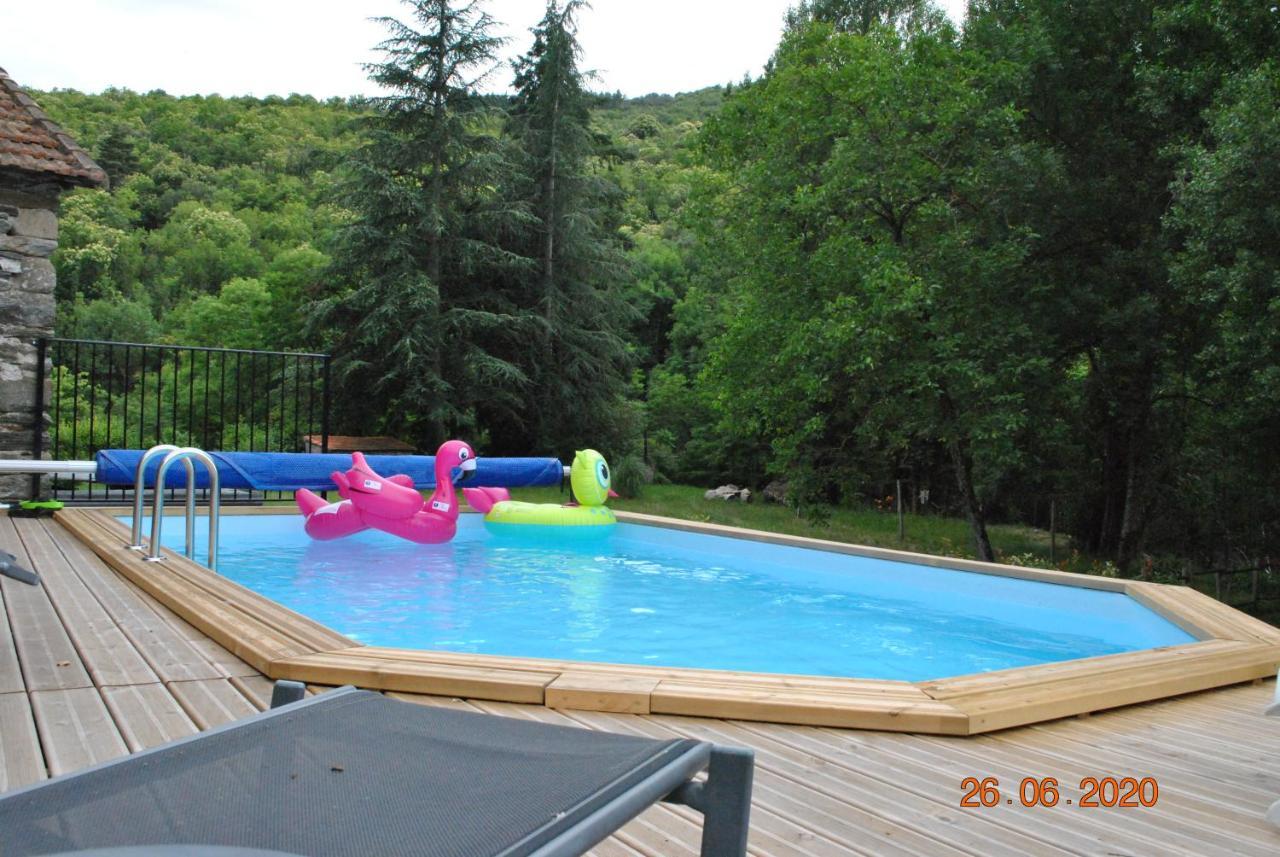 Alberguiere - Piscine chauffée - plancha - barbecue Sainte-Croix-Vallee-Francaise Exterior foto